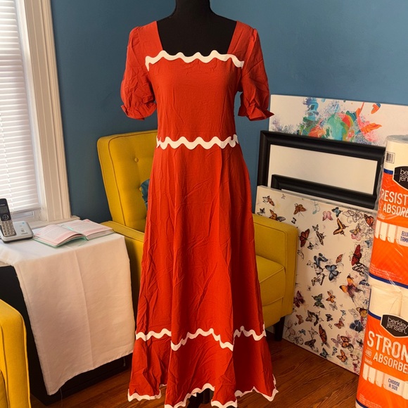 BTFBM Dresses & Skirts - Red and White Women's Dress size small